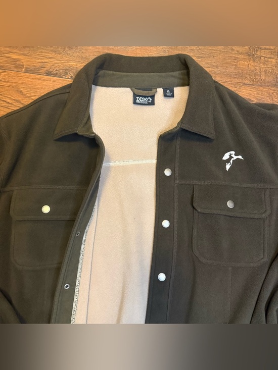 Dri-Duck DDX XL Power Fleece Jacket Gorpcore Brown Utility Softshell Coat 12oz - Picture 5 of 16